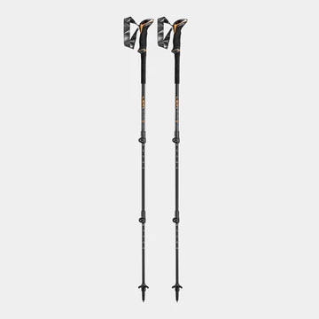 Leki Makalu Lite, orange-black-dark anthracite, 100 - 135 cm