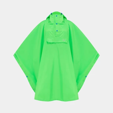 Poncho neon zöld