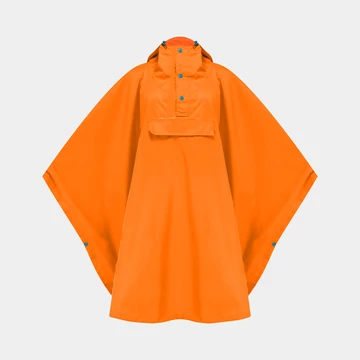 Poncho neon narancs
