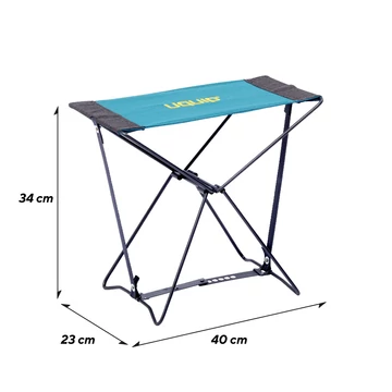 Fancy kempingszék petrol-grey