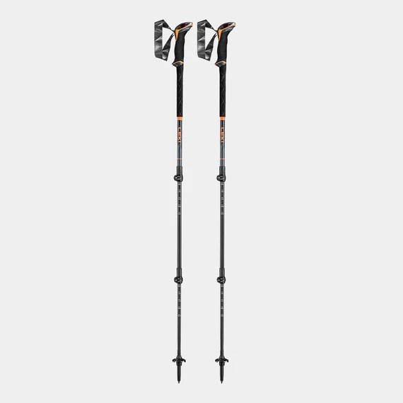 Leki Sherpa Lite, neonorange-black-denimblue, 100 - 135 cm