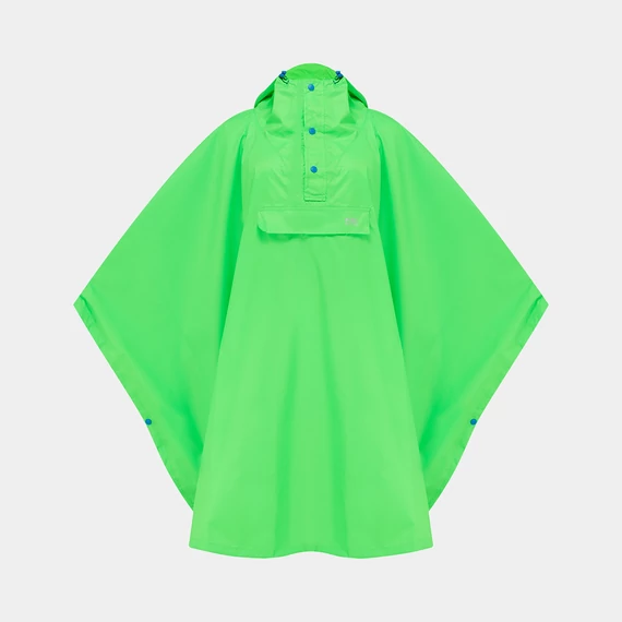 Poncho neon zöld