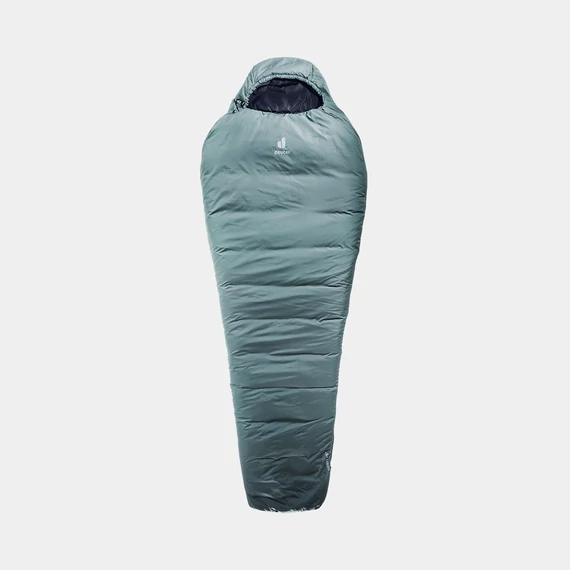 Deuter Orbit +5° - L shale-ink - jobb zipzáros hálózsák