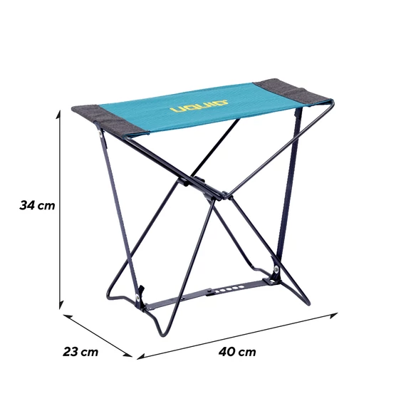 Fancy kempingszék petrol-grey