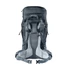Kép 2/13 - Deuter Futura Air Trek 45 + 10 SL black-graphite
