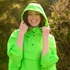 Kép 3/9 - Poncho neon zöld