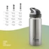Kép 1/3 - Summit hőtartó rozsdamentes acél kulacs 0,5l ezüst