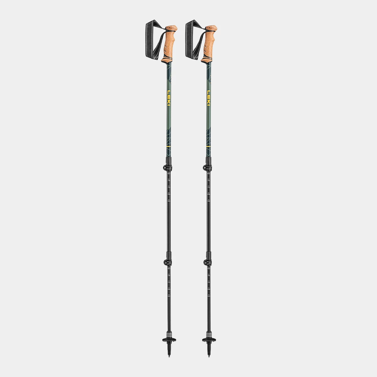 Leki Legacy Lite AS, mango-olivgreen-bottlegreen, 100 - 135 cm