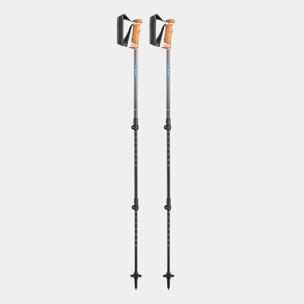 Leki Lhasa, mint-dark anthracite-white, 90 - 125 cm