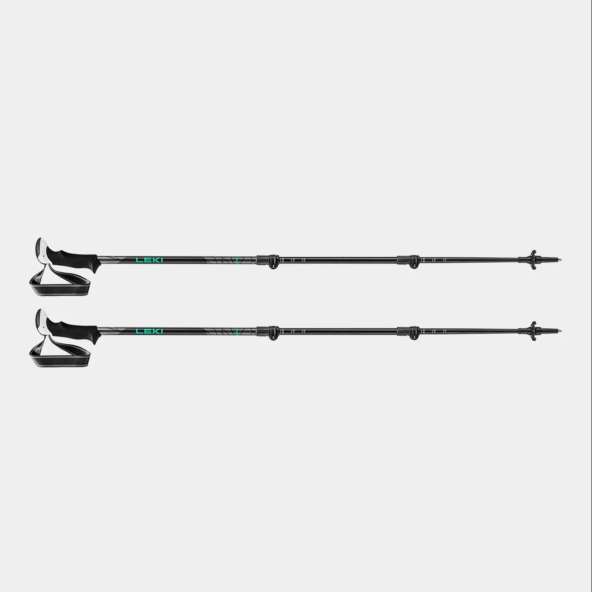 Leki Khumbu Pro, black-dark anthracite-genoa, 110 - 145 cm