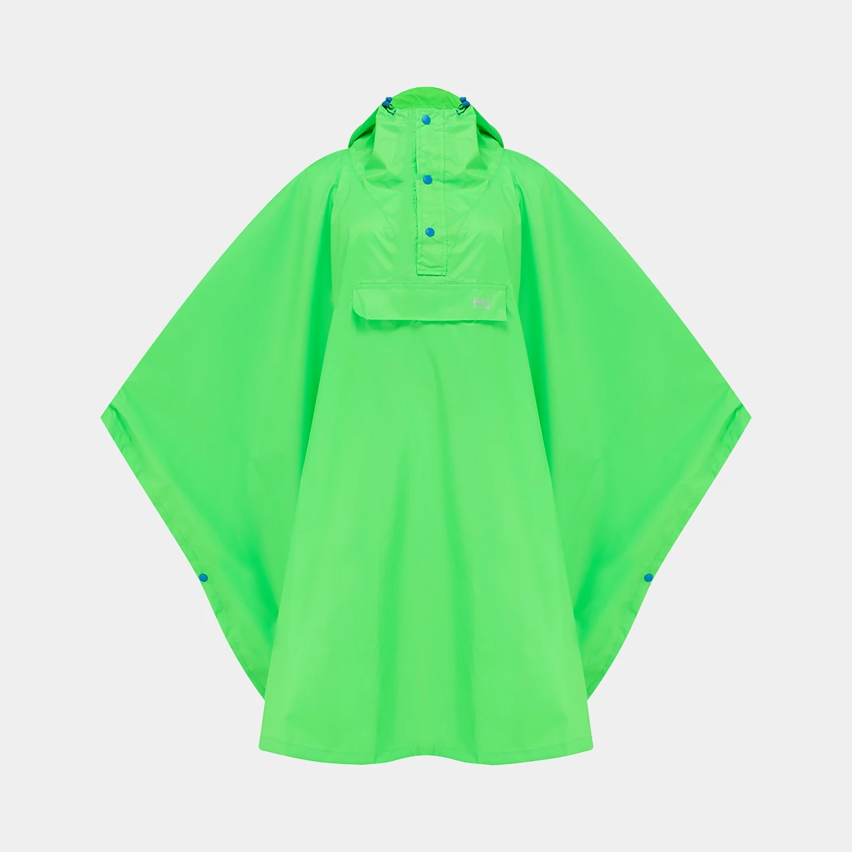 Poncho neon zöld