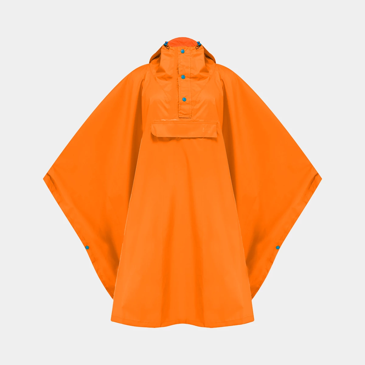Poncho neon narancs