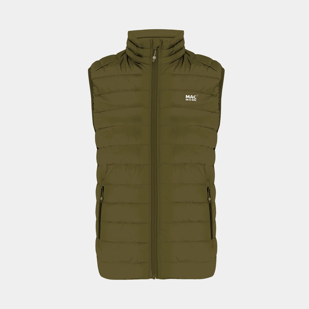 Synergy férfi szintetikus pehelymellény (Khaki)
